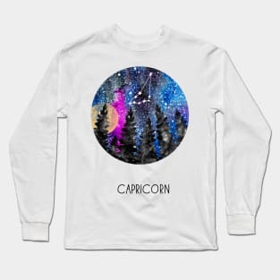 Capricorn Constellation, Capricorn Long Sleeve T-Shirt